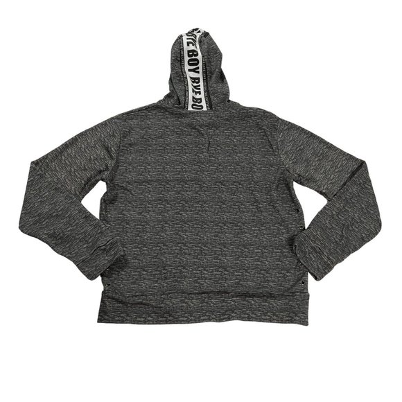THRILL 94 Women's 3X Full Zip Hoodie Cotton Blend Zipper Graphic Print Gray - Picture 6 of 9